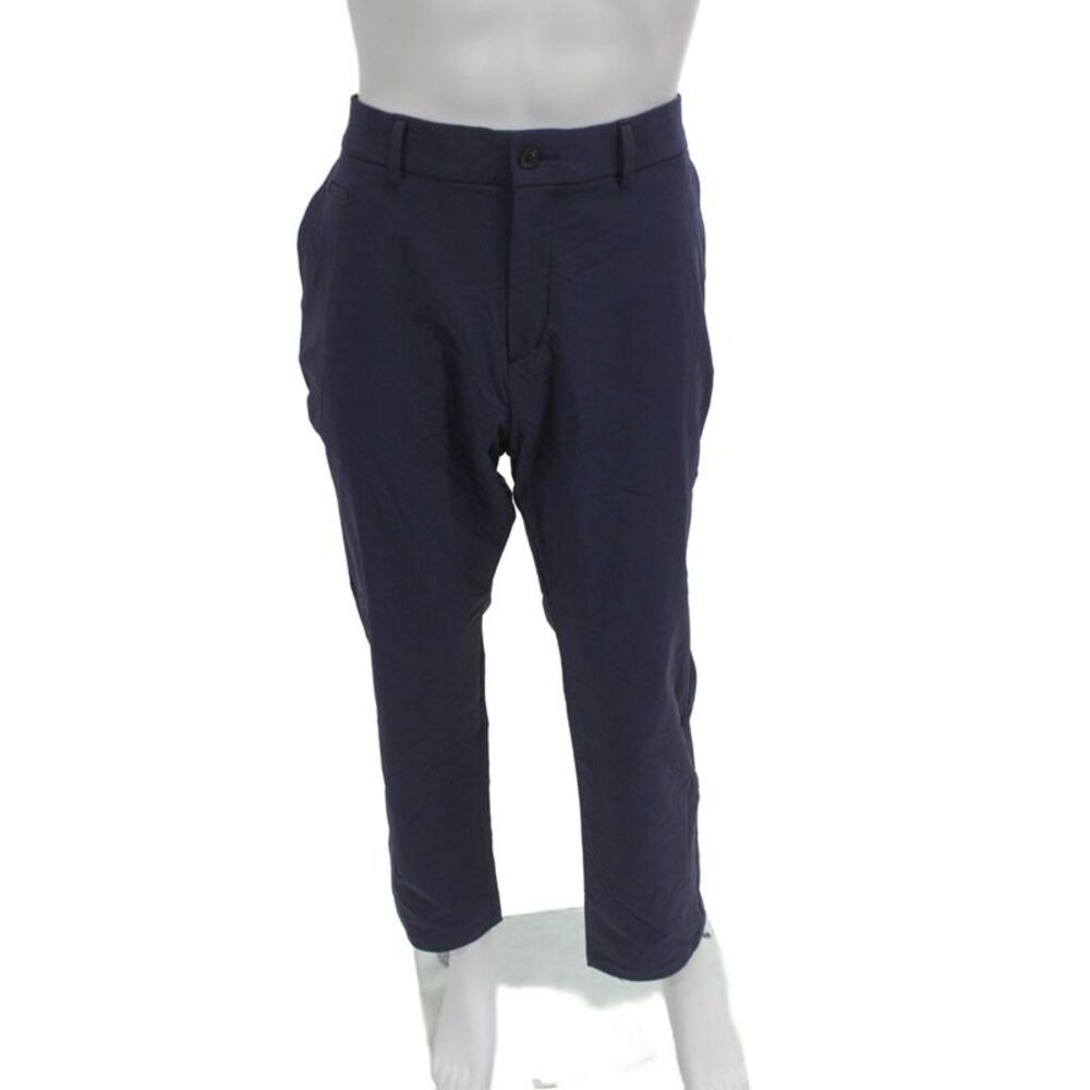 Kjus Mens Dress Pants Dark Blue Button 90% Polyamide Size 40